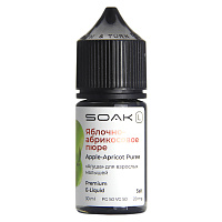 Soak L Salt Apple Apricot Puree 30ml