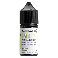Soak L Salt Banana Lollipop 30ml 20mg (М)